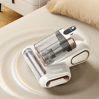 aspirateur a main blanc dore