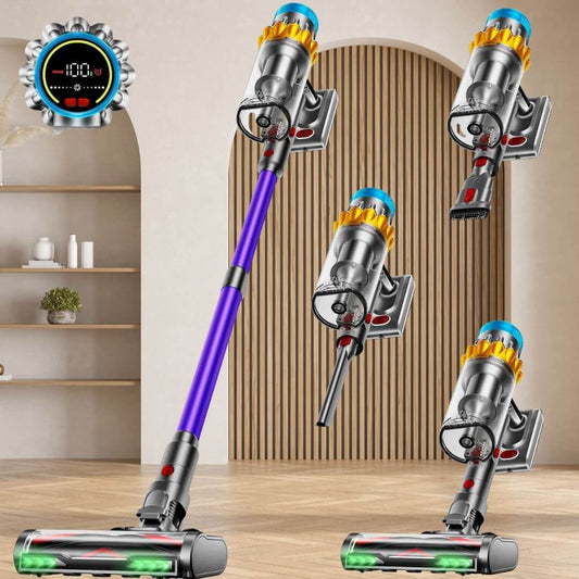 aspirateur a main dore turquoise violet