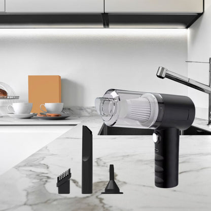 aspirateur a main noir accessoire trois