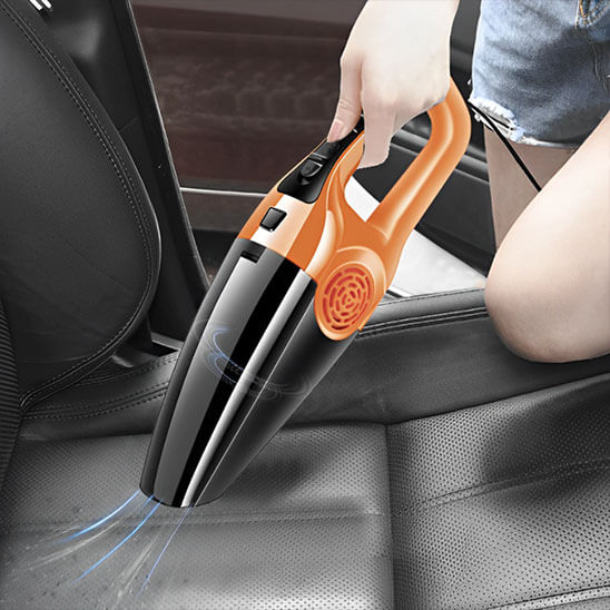 aspirateur a main orange