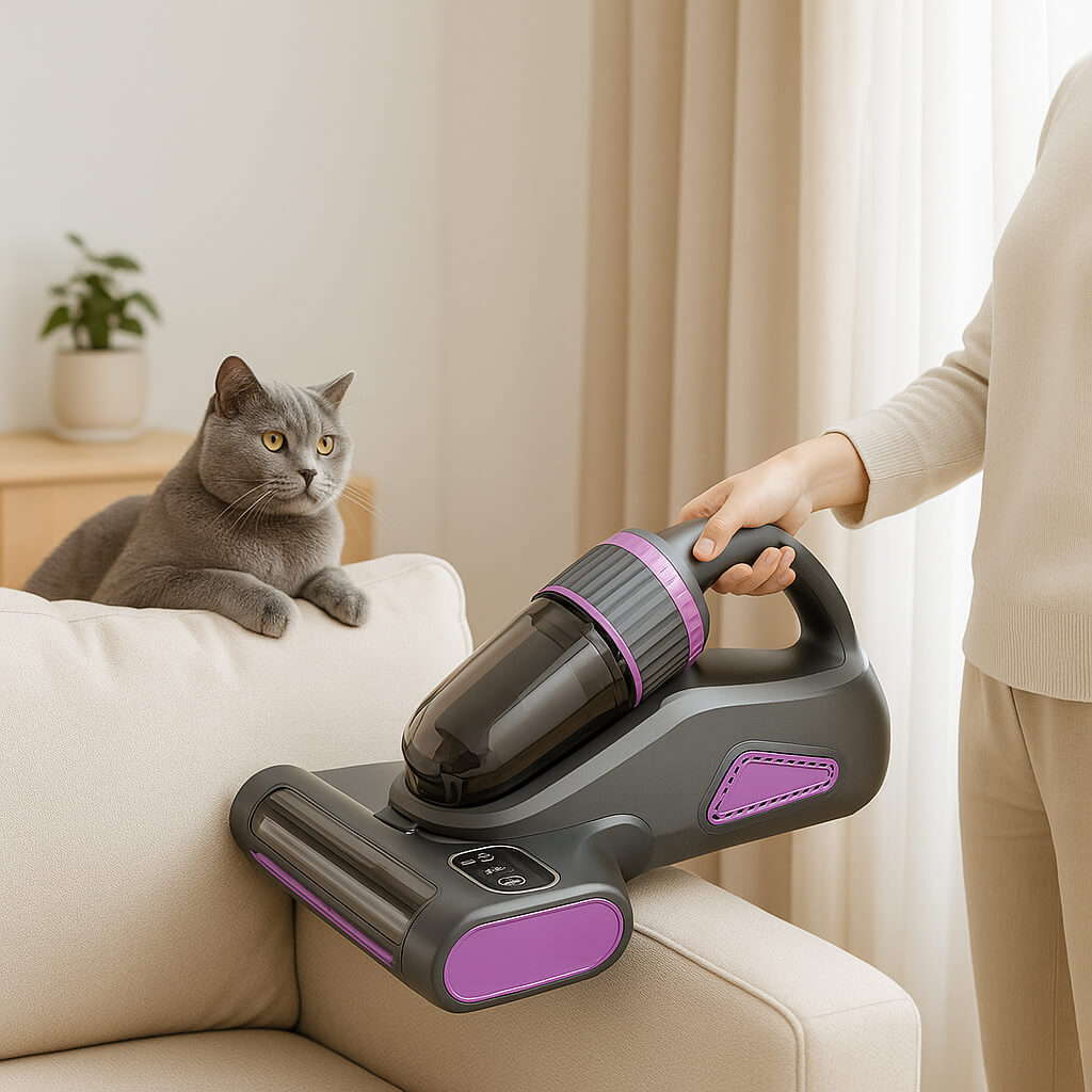 aspirateur a main protection acariens poils animaux