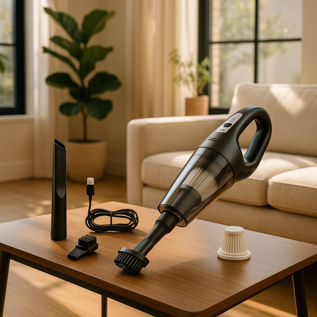 aspirateur a main puissant accessoire filtre embouts