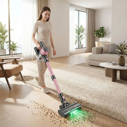 aspirateur a main puissant femme salon nettoyage led intelligente