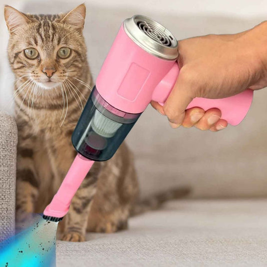aspirateur a main puissant rose moquette poils chat