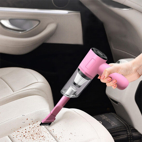 aspirateur a main puissant rose siege voiture