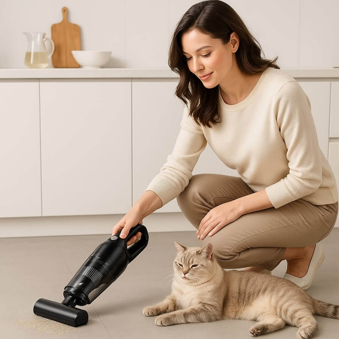 aspirateur a main rammassage miette poussiere debris