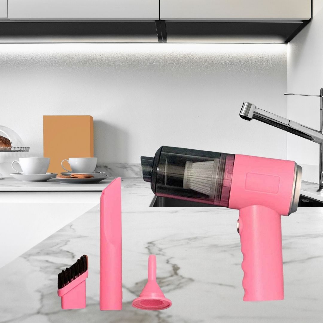 aspirateur a main rose