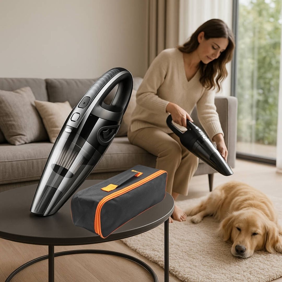 aspirateur a main saccoche portable