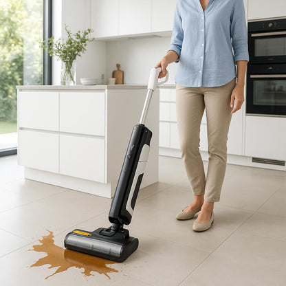 aspirateur laveur sans fil aspiration puissante liquide