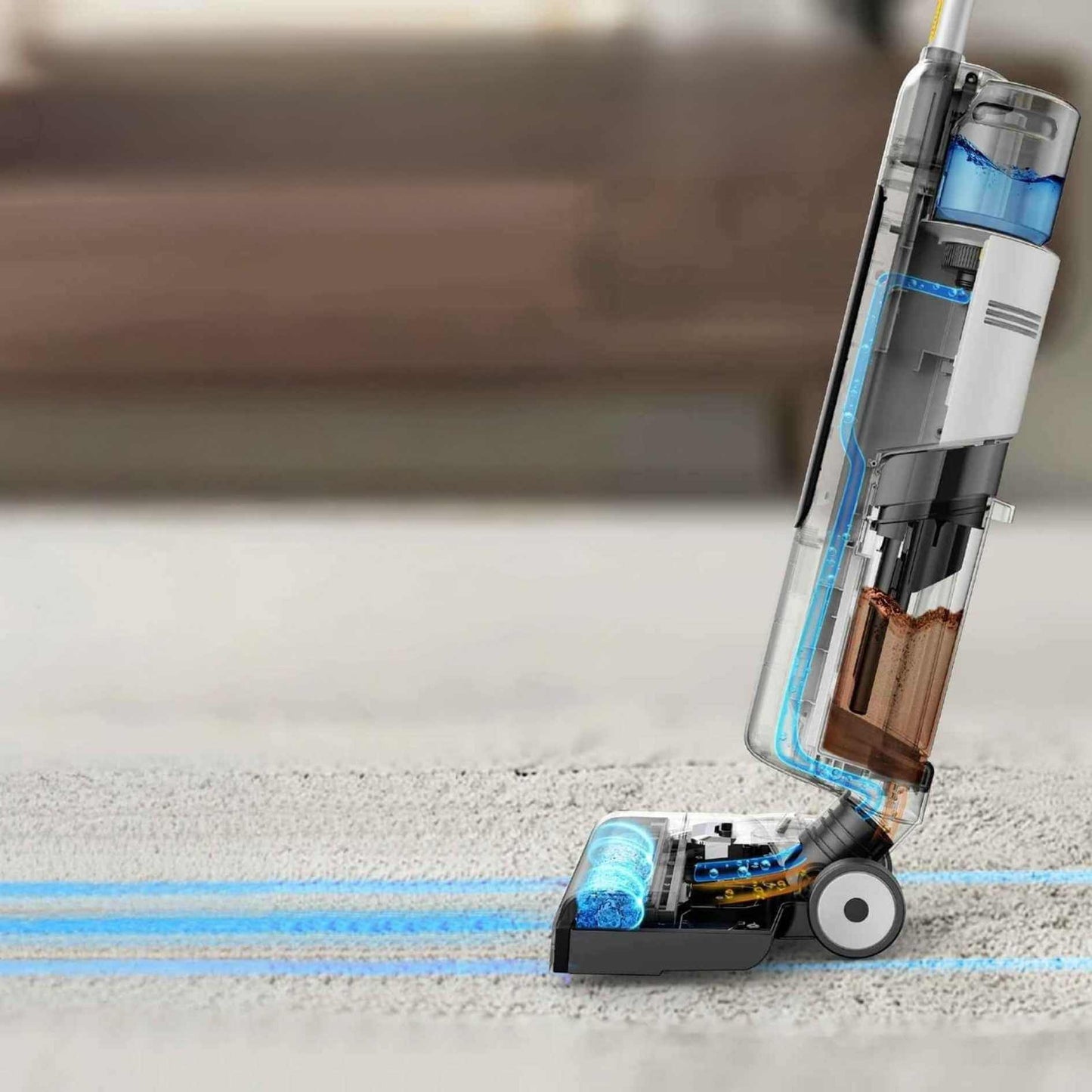 aspirateur laveur sans fil conception intelligente