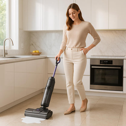 aspirateur laveur sans fil liquide nettoyage