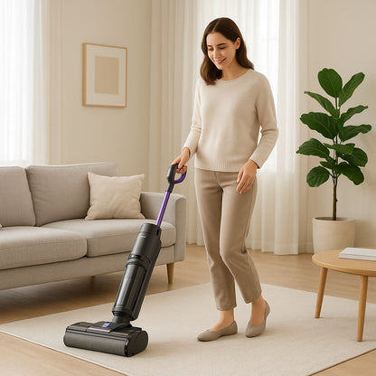 aspirateur laveur sans fil nettoyage sec