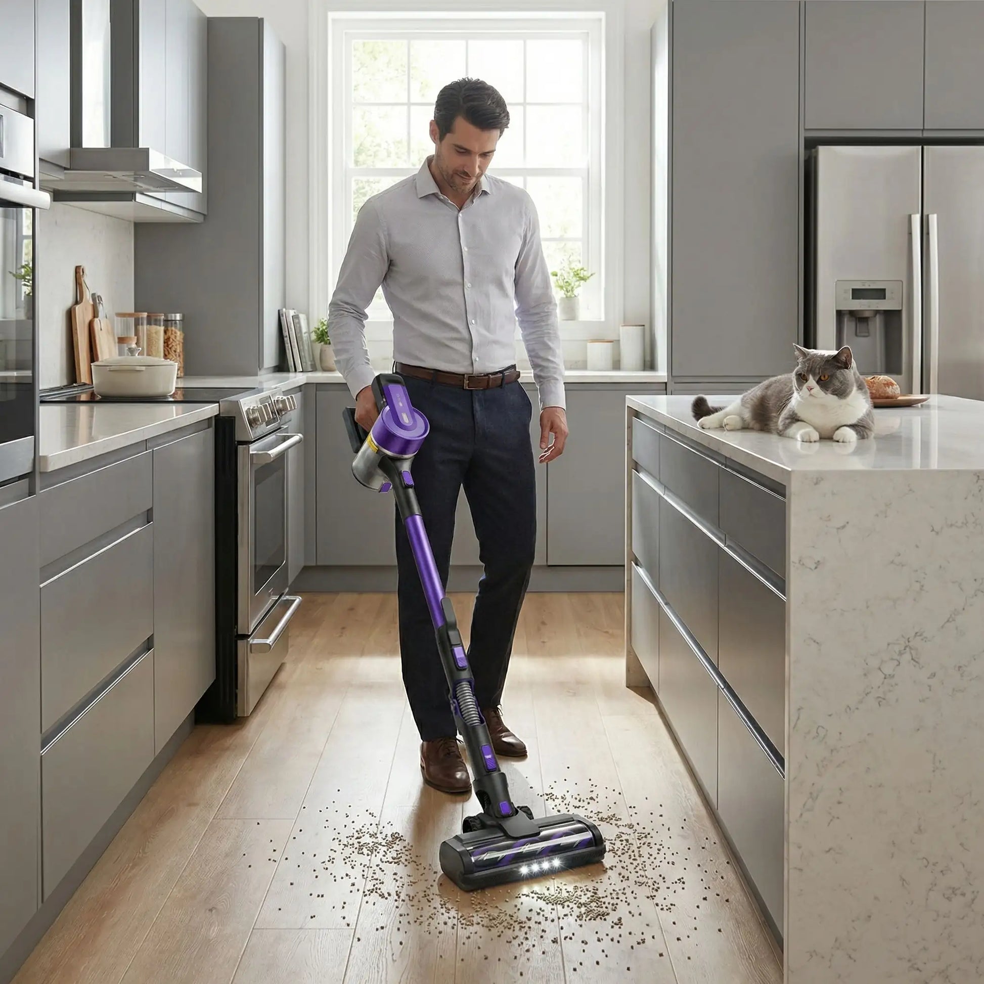 aspiration parquet aspirateur a main cuisine