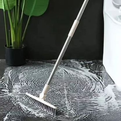 balai brosse beige nettoyage sol lino gris
