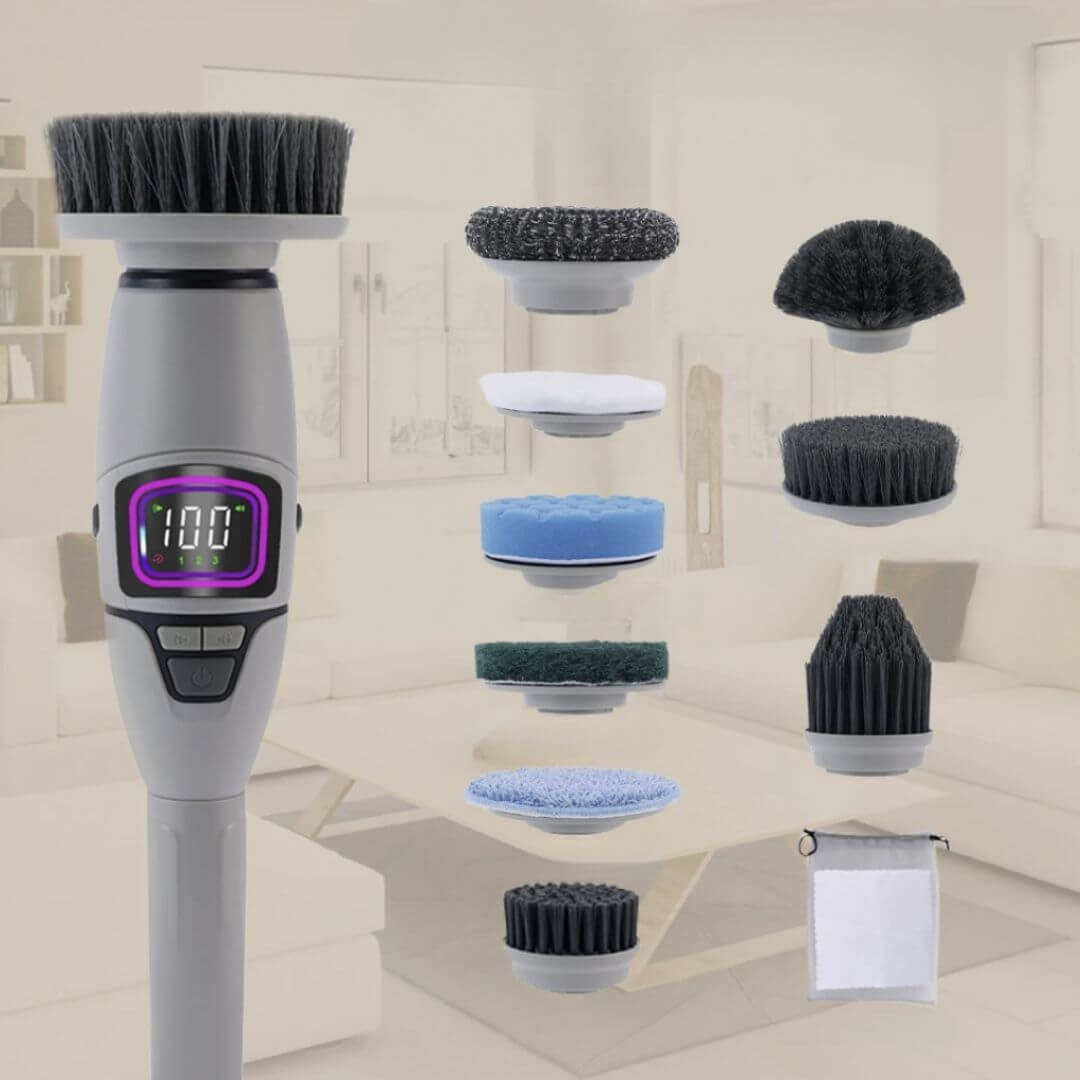 balai brosse kit complet ensemble accessoires nettoyage