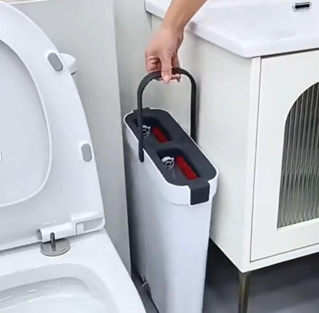 balai en microfibres rangement innovant intelligent