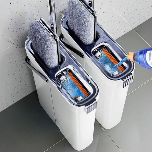 balai en microfibres remplissage detergeant