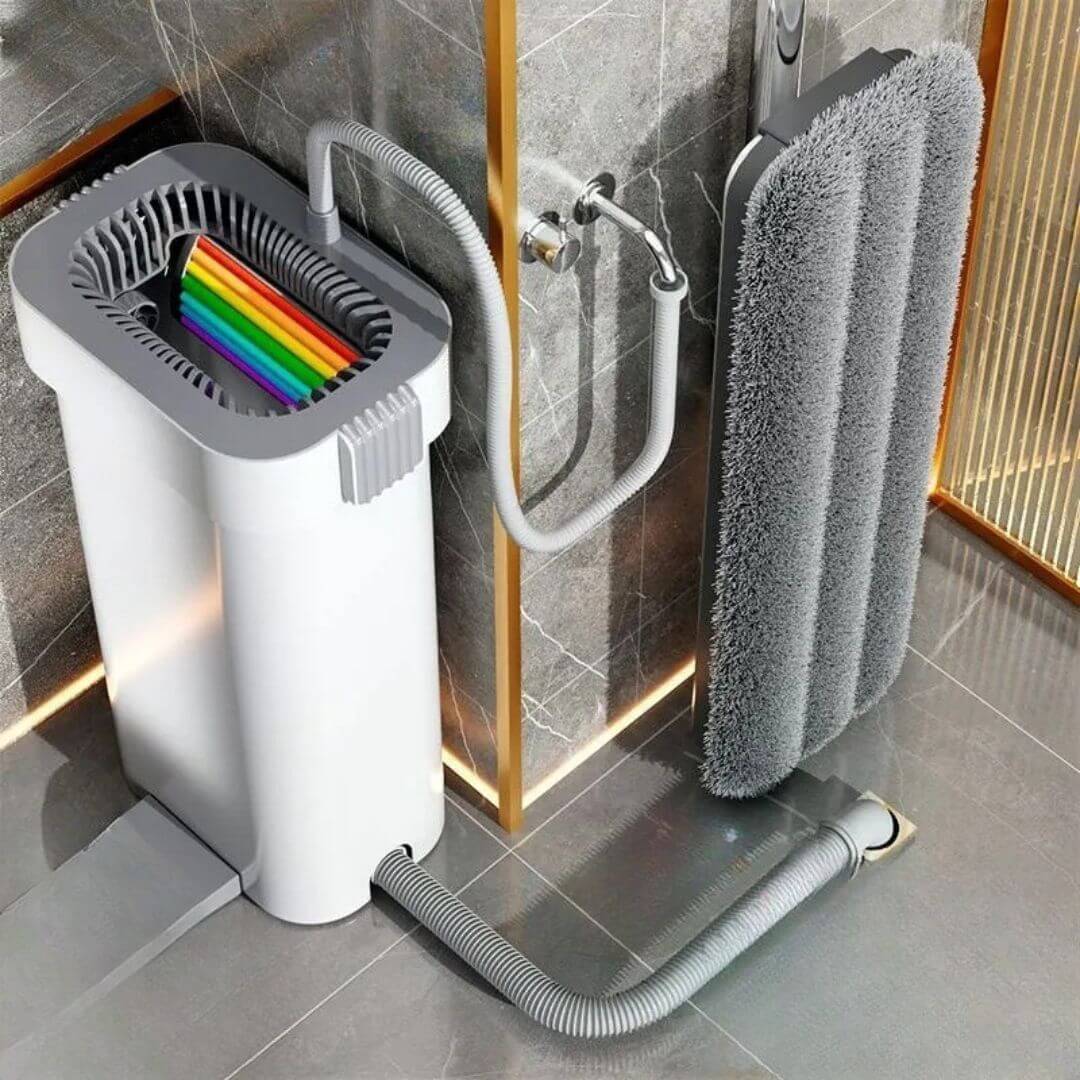 balai en microfibres seau branchement universel pratique