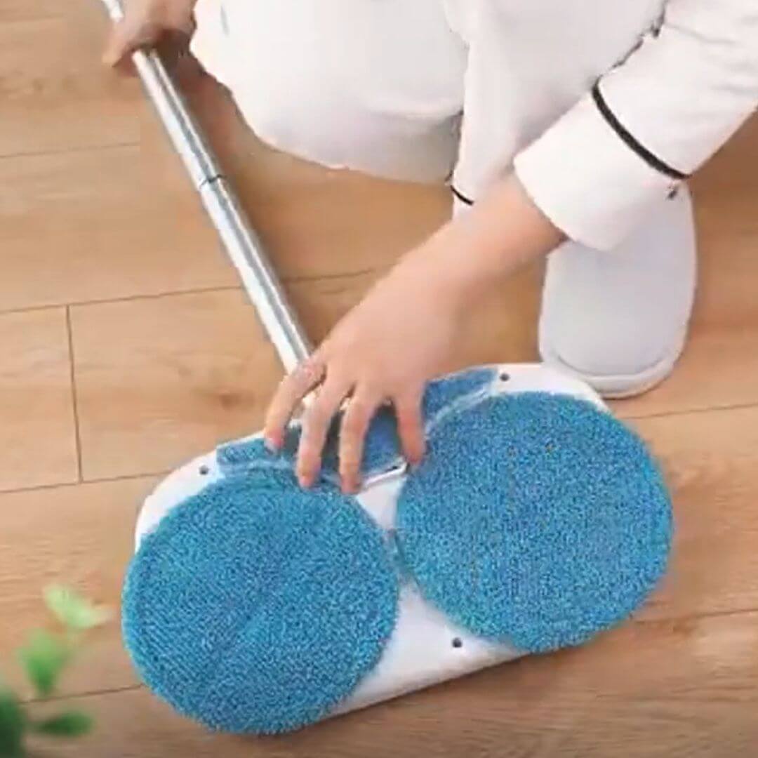 balai microfibre double rotation microfibre