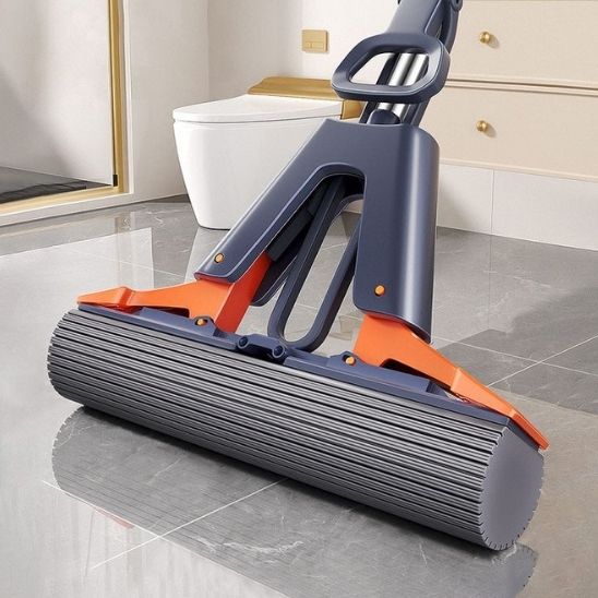 balai serpillere nettoyage lino gris toilette
