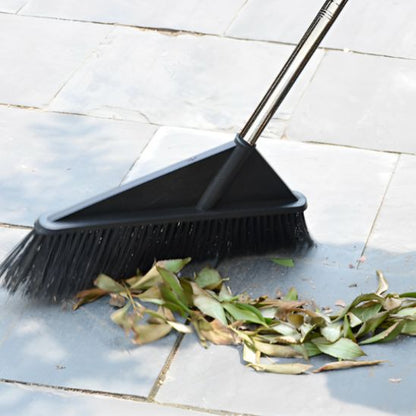 balais ramassage feuilles exterieur sol devanture