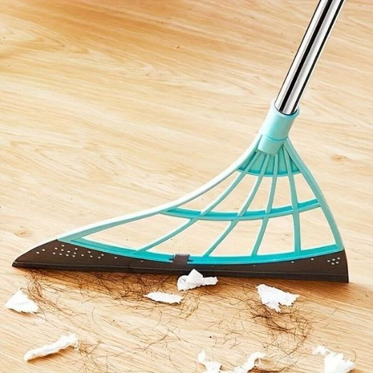 balais vert depoussierage parquet bois stratifie