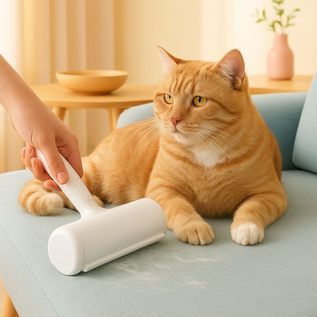 brosse anti poil nettoyage chat poils