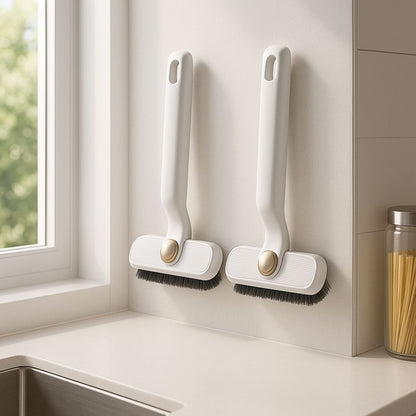 brosse de nettoyage blanche lot double