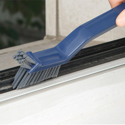 brosse de nettoyage bleu fenetres rainures fine