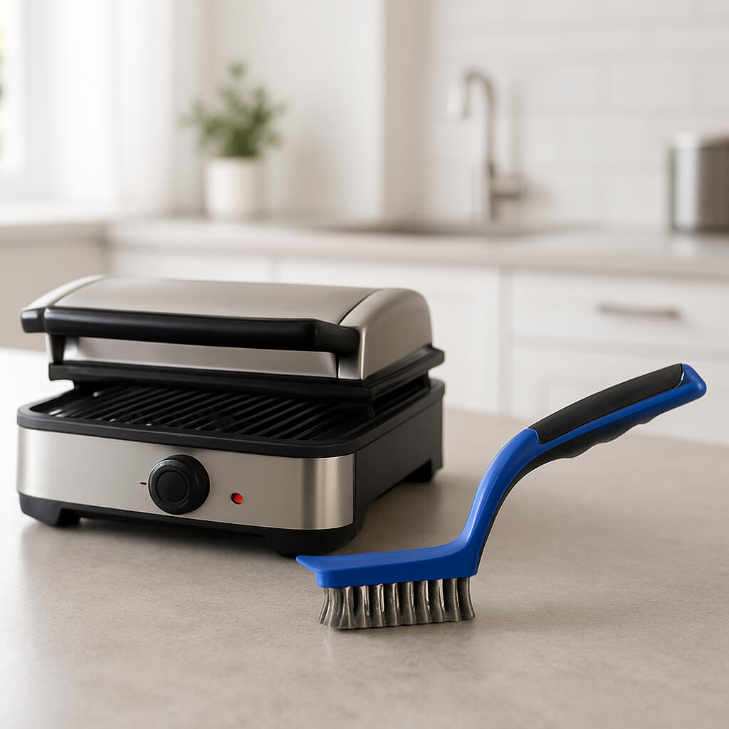 brosse metallique acier barbecue electrique nettoyage