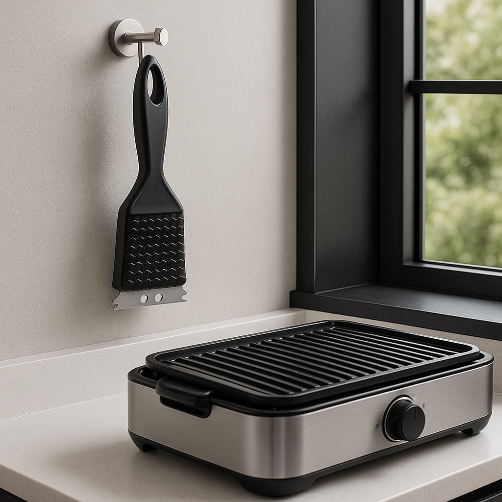 brosse metallique grille barbecue toutes surfaces grillade