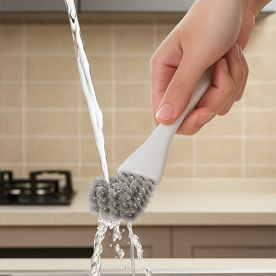 brosse metallique nettoyage eau clair
