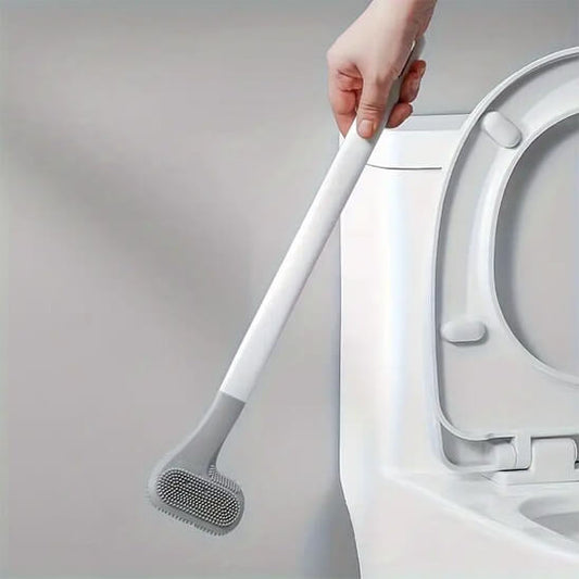 brosse pour wc ergonomique grise