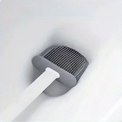 brosse pour wc nettoyage fond cuvette blanche