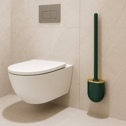 brosse pour wc verte suspendu elegante