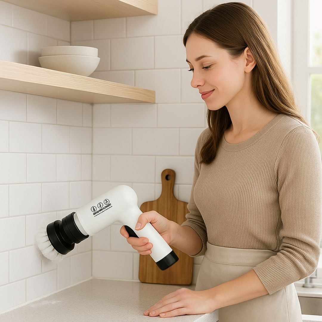 brosse rotative nettoyage blanche carrelage graisse intense