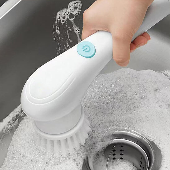 brosse rotative nettoyage inox evier