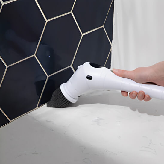 brosse rotative nettoyage joint carrelage encrasse