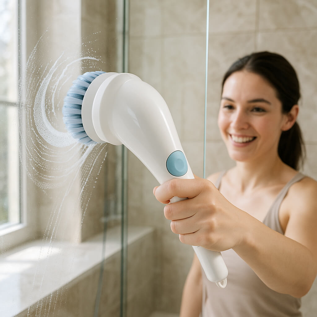 brosse rotative nettoyage salle de bain