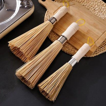 brosse vaisselle bambou trois dimensions cuisine