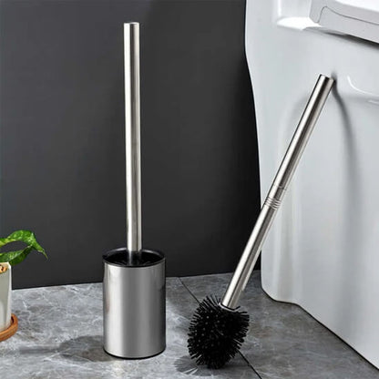 brosse wc argente elegante