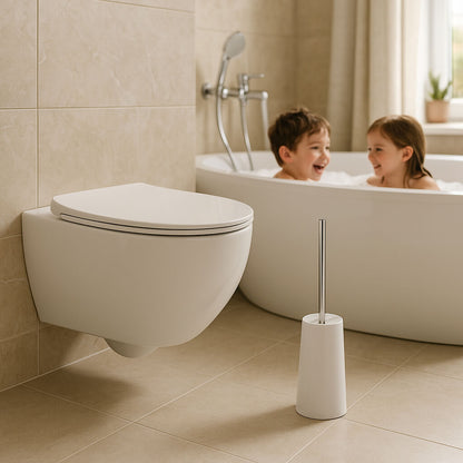 brosse wc blanche enfant baignoire