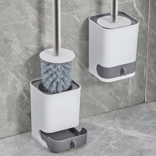 brosse wc blanche grise sol fixable mur