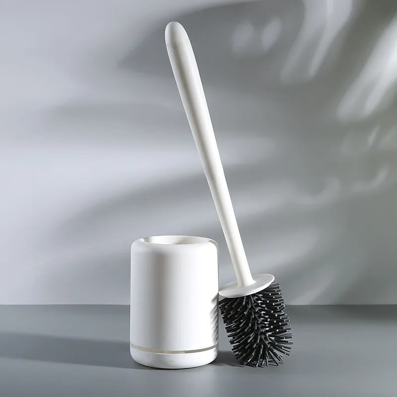 brosse wc blanche socle