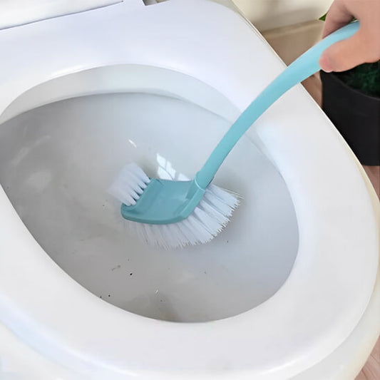 brosse wc bleu double tete