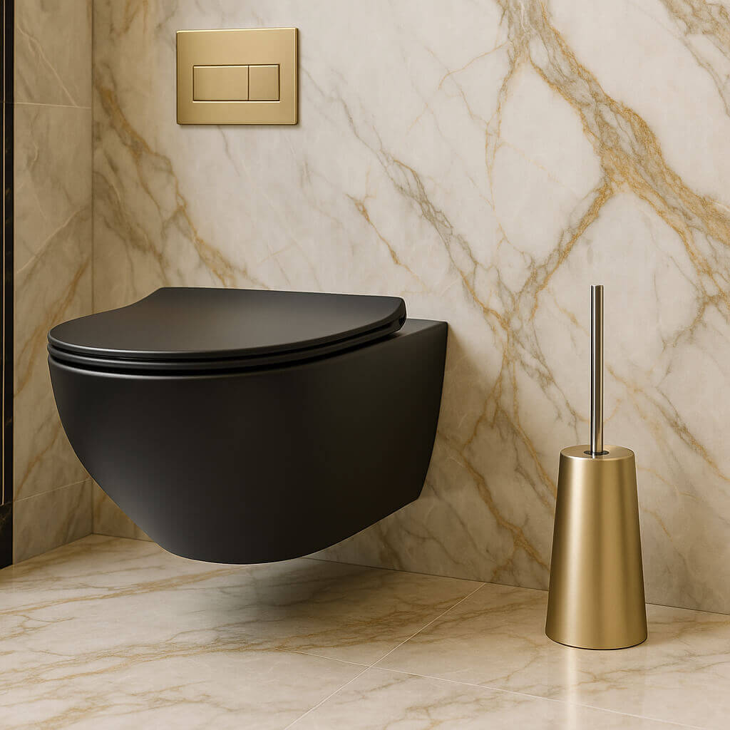 brosse wc champagne toilette hotel luxe