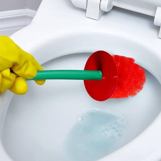 brosse wc menage interieur cuvette calcaire