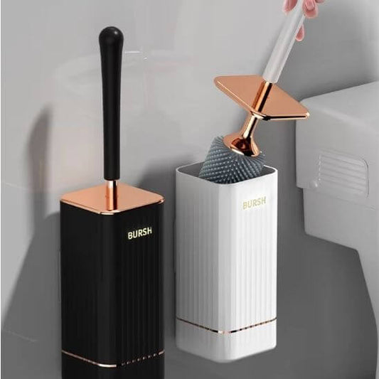 brosse wc noir blanche silicone perforfante