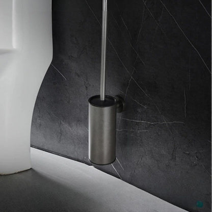 brosse wc noir fixe mur pratique