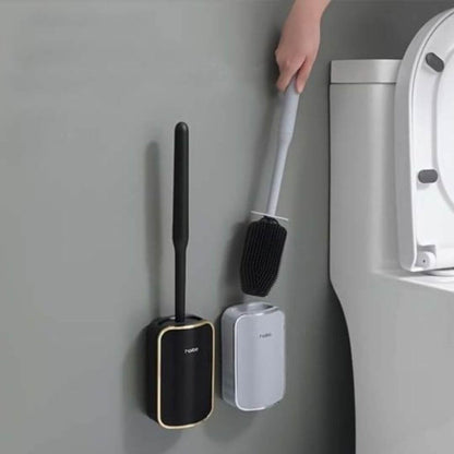 brosse wc noir grise blanche fixe